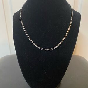Elegant Stainless Steel Silver Chain Necklace 18”